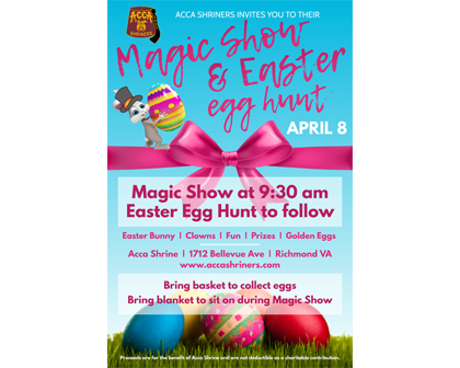 Magic Show and Easter Egg Hunt