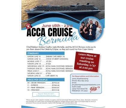 Acca Cruise Bermuda